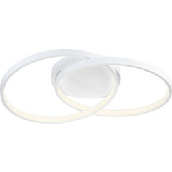ΦΩΤΙΣΤΙΚΟ ΟΡΟΦΗΣ LED 33W 3000K (ΘΕΡΜΟ ΦΩΣ) 2440lm 3 STEP DIMMING SAND WHITE ESPIRAL 01-2678 REDO 6421681115656