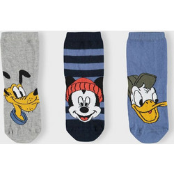 Κάλτσες παιδικές Name It set 3 Mickey-Donald-Pluto