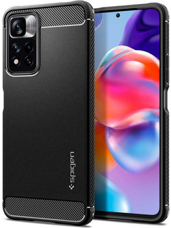Spigen Rugged Armor Back Cover Black (Xiaomi Redmi Note 11 Pro Plus)