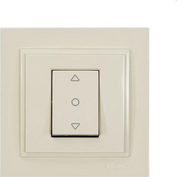 Διακόπτης Ρολών χωνευτός Μπεζ 152-10213 MONO ELECTRIC Despina Eurolamp