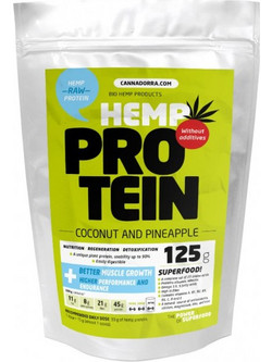 Cannadorra Hemp Καρύδα & Ανανά Φυτική Πρωτεΐνη 125gr