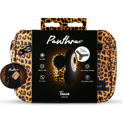 Panthra Tania Panty Remote Controlled Leopard Κλειτοριδικός Δονητής για Ζευγάρια με Τηλεχειριστήριο
