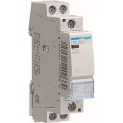 HAGER Ρελέ ισχύος ράγας 230V 25A 2NO - (ESC225)