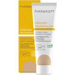 Pharmasept Heliodor Sun Αντηλιακή Κρέμα Προσώπου Αντιγηραντική με Χρώμα SPF50 50ml