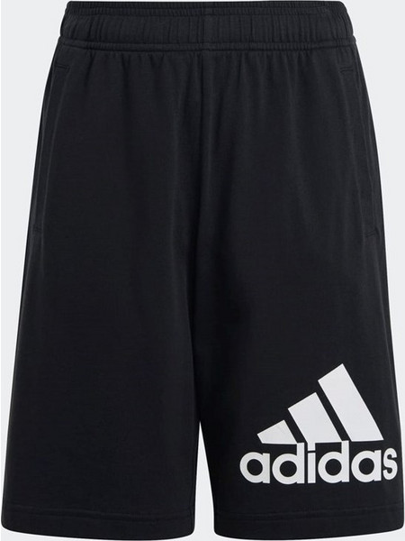 Adidas Αθλητικό Παιδικό Σορτς Μαύρο 3-Stripes HY4718