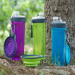 ΜΠΟΥΚΑΛΙ ΚΑΤΟΙΚΙΔΙΩΝ ΓΙΑ ΤΡΟΦΗ & ΝΕΡΟ 350ml - DEXAS SNACK-DUO