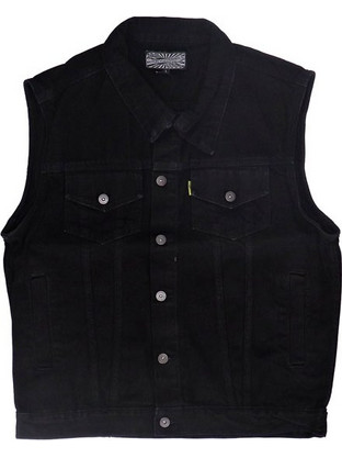 Αμάνικο Τζιν Μπουφάν Denim vest black