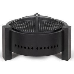 Μαγκάλι ψησίματος/BBQ 2in1 Κάρβουνου Livoo DOC286 με διάμετρο 59,5cm και σχάρα 47,5cm DOC286