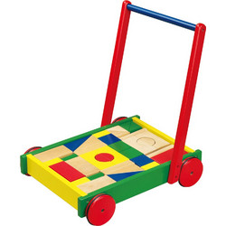 Viga Toys Ξύλινη Περπατούρα με Τουβλάκια 12m+