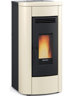 La Nordica Extraflame Klaudia Plus Ivory Σόμπα Pellet Αερόθερμη 8kW