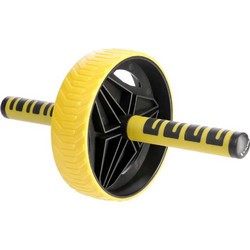 HMS Exercise Wheel Yellow/Black WA07