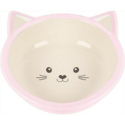 Happypet Kitten Κεραμικό Μπολ Γάτας Φαγητού & Νερού Ροζ 200ml 13cm Κωδικός: 26854396