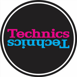Technics Slipmat από Τσόχα Duplex 5 (Ζεύγος) σε Μαύρο Χρώμα Κωδικός: 37170827