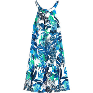 Guess Παιδικό Φόρεμα Floral Μπλε J3GK33WFBN0-P78R