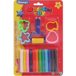 Kid Art Πλαστελίνες Με Οδοστρωτήρα & Καλούπια