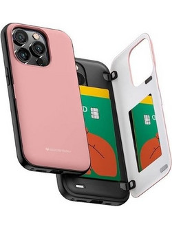 GOOSPERY DOOR BUMPER IPHONE 14 PLUS (PINK SAND)