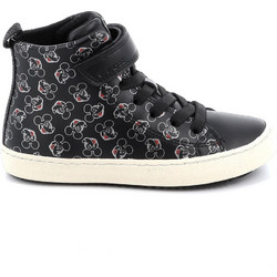 Geox Disney 100 Mickey Παιδικά Sneakers Μποτάκια Μαύρα J364GH00004C0039
