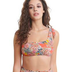 ERKA MARE Bikini Set με Έναν Ώμο & Ενίσχυση Ψηλόμεσο Πολύχρωμο 2340411