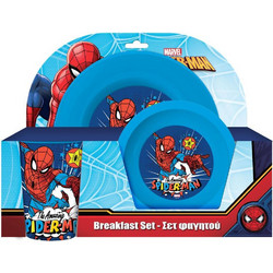 Must Βρεφικό Σετ Φαγητού Bamboo Spider-Man 3τμχ