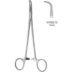 Λαβίδα αιμοστατική κυρτή Gemini Hilbro 18cm