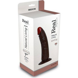 Toyz4lovers Real Rapture Natural Living Earth Flavour Ρεαλιστικό Dildo με Βεντούζα 18cm Καφέ