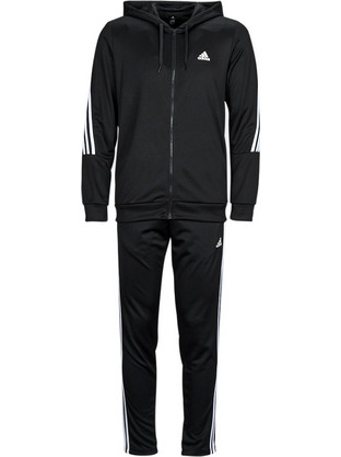 Adidas Sportswear Basic 3-Str French Terry Ανδρικό Σετ Φόρμας Μαύρο IC6767