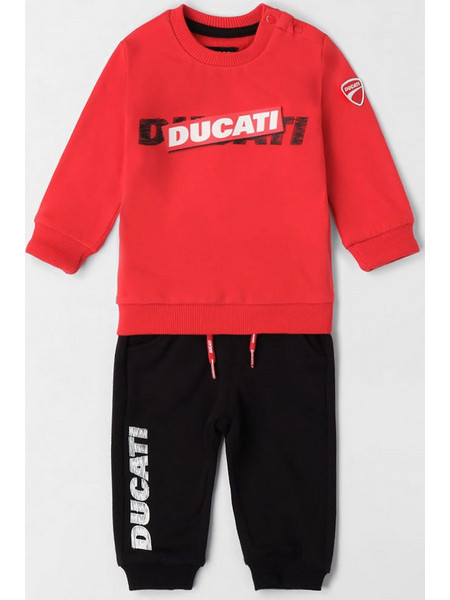 Ducati Παιδικό Σετ Φόρμας Μαύρο Κόκκινο G7602-2236