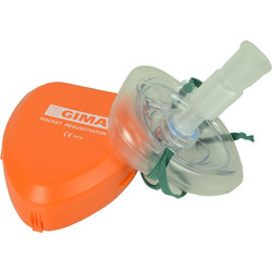 Μάσκα ανάνηψης Pocket Size Gima CPR MASK - pocket resuscitator 34218
