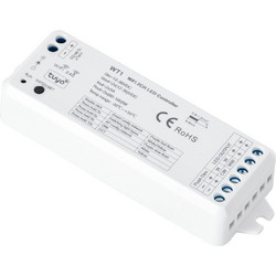 GLOBOSTAR(R) 71468 SKYDANCE WT1 TONE CCT Controller 1/2CH DC 12-36V 10A 360W Max IP20 - WiFi + RF 2.4GHz + Push Dimming + Tuya Smart - M11.4xΠ3.8xΥ2cm