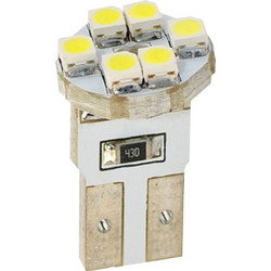 M-tech W5W / T10 LED Λευκό 6 SMD 12V 2τμχ