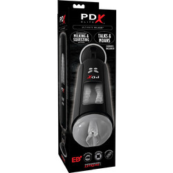 Pipedream PDX Elite Ultimate Milker Pocket Pussy & Sleeve Αυνανιστήρι με Δόνηση