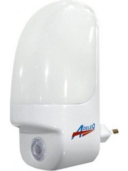 Φωτάκι Νυκτός Με Φωτοκύτταρο 5LED 1W Λευκό 13-12220 Lumen 13-12220