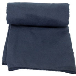 AlpinPro AlpinTec DryFast Πετσέτα Θαλάσσης Microfiber Μαύρη 75x150cm