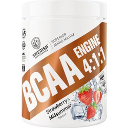Swedish Supplements BCAA Engine 4:1:1 Strawberry Midsummer 400gr