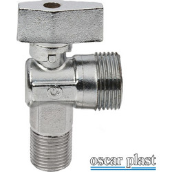 Oscar Plast 10-0237 Γωνιακός Διακόπτης 1/2 - 3/4