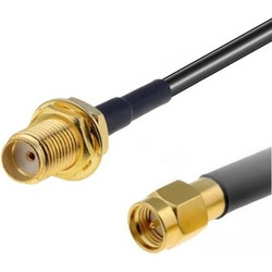 MaxLink 08-SF-SM-02, Pigtail RF240 2m - SMA female / SMA male
