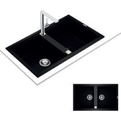 Teka Nova 90 B-TG 2B Νεροχύτης Inox Black 86x51cm