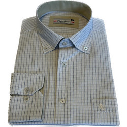 Domino 28869Β Ανδρικό Πουκάμισο Καρό Μπεζ
