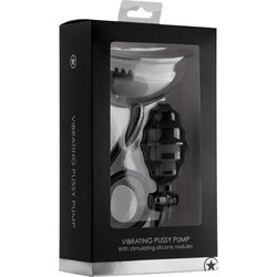 Ouch! Vibrating Pussy Pump Black