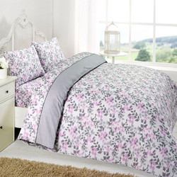 Anna Riska Σετ Σεντόνια Μονά Βαμβακερά 160x270 Premium 5008 Grey