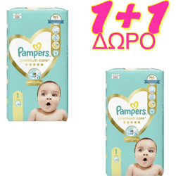 Pampers Premium Care Πάνες No1 2-5kg 100τμχ