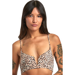 RVCA Bikini Top Μπουστάκι Animal Print Καφέ AVJX300360-JAVA