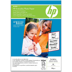 Everyday Photo Paper HP Semi Gloss A4 100Shts 200g