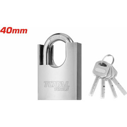 TOTAL ΛΟΥΚΕΤΟ ΧΑΛΥΒΔΙΝΟ Anti-prying 40mm (TSLK35401)