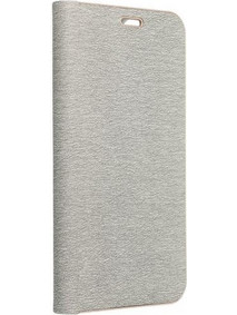 Θήκη κινητού Forcell Luna Book Gold for Xiaomi Redmi Note 12S Silver