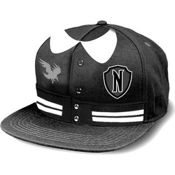 Karactermania Wednesday Varsity cap Καπέλο Υφασμάτινο Μαύρο