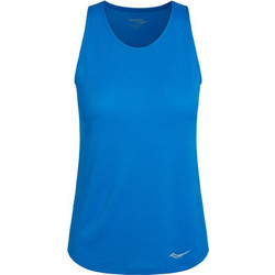 Saucony Stopwatch Singlet Tanktop Γυναικείο Αθλητικό T-Shirt Λευκό SAW800290-WH