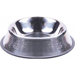 Nunbell Pet 33937 Ανοξείδωτο Μπολ Φαγητού & Νερού για Σκύλο σε Ασημί χρώμα 34cm - Nunbell