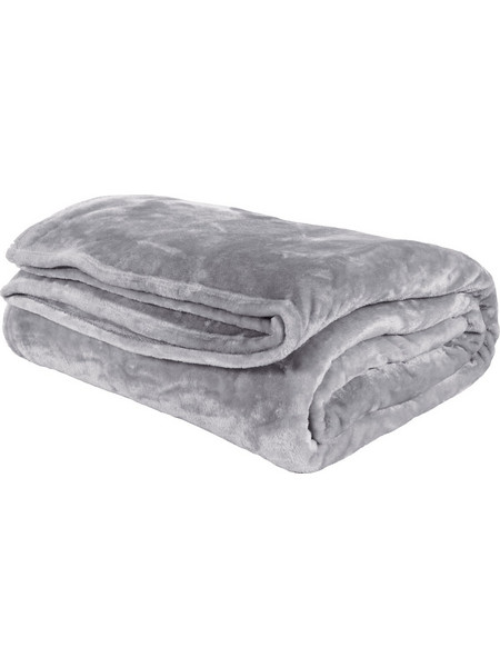 Das Home Relax 1342 Κουβέρτα Κούνιας Βελουτέ 110x150 Γκρι