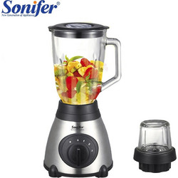 Sonifer SF-8006 Μπλέντερ για Smoothie με Γυάλινη Κανάτα 1.5lt 850W